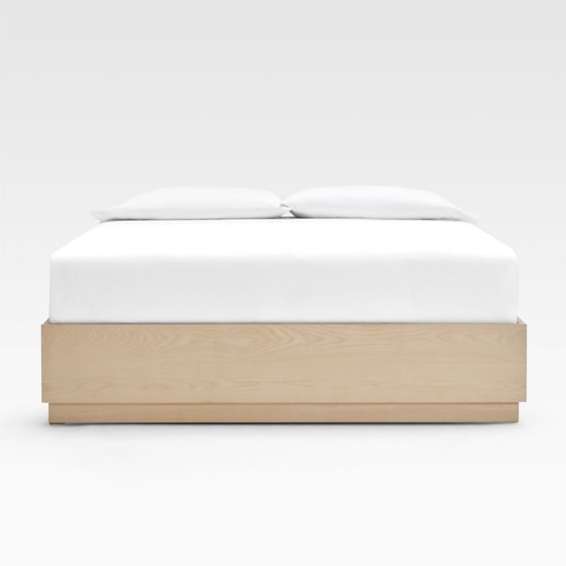 Batten White Oak King Storage Bed Plinth-Base added by Spoak Member