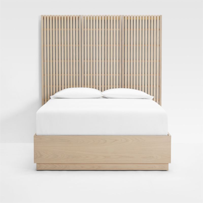Batten White Oak Queen Plinth-Base Storage Bed added by Spoak Member