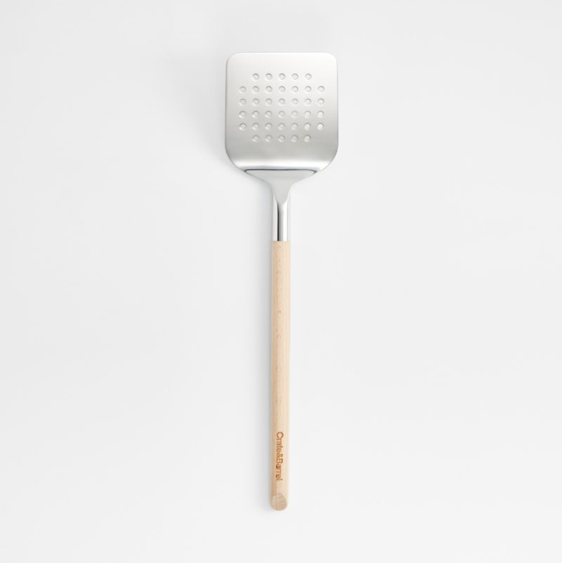 Beechwood and Stainless Slotted Turner Spatula added by Spoak Member