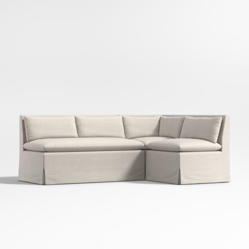 Belmar Single L-Shaped Loveseat Dining Banquette with Performance Fabric added by Spoak Member