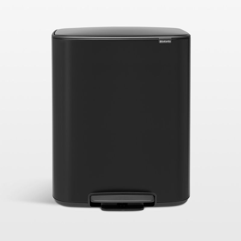 Brabantia Matte Black Bo Step On Dual Compartment Recycling Trash Can, 2 x 8 Gallon added by Spoak Member