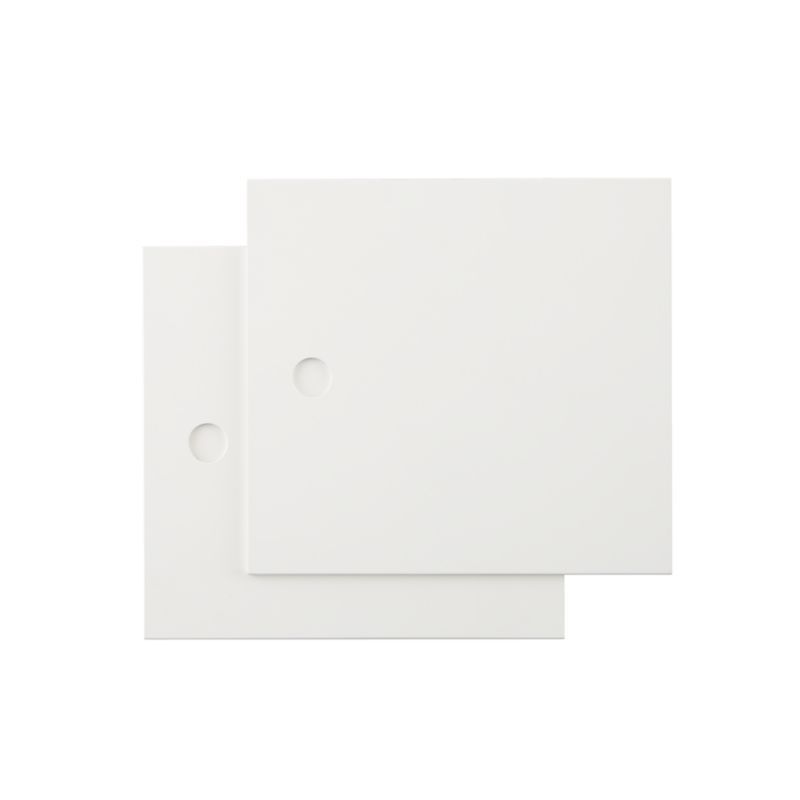 District Bookcase Warm White Wood Door Panels, Set of 2 added by Spoak Member