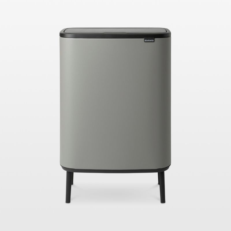 Brabantia Bo Hi Touch Top Dual Compartment Trash Can, Mineral Concrete Gray , 2 x 8 Gallon added by Spoak Member