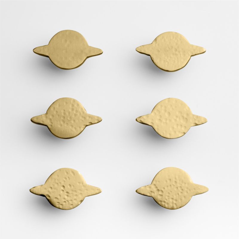 Brass Saturn Knobs, Set of 6 added by Spoak Member