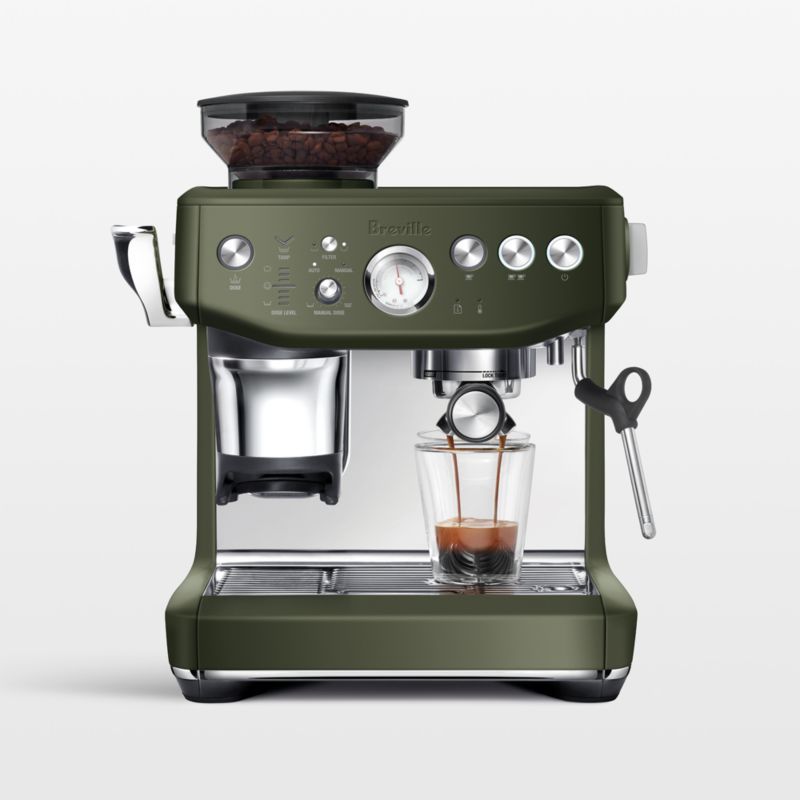 Breville ® Barista Express ® Impress Espresso Machine in Olive Tapenade added by Spoak Member