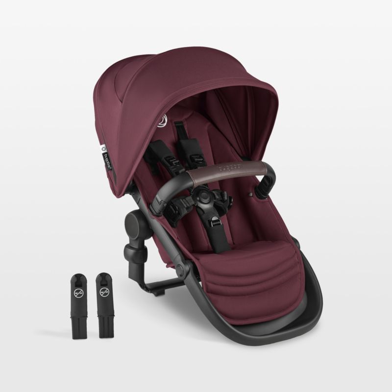 Bugaboo Kangaroo Complete Baby Stroller Dark Cherry Red Sibling Seat added by Spoak Member