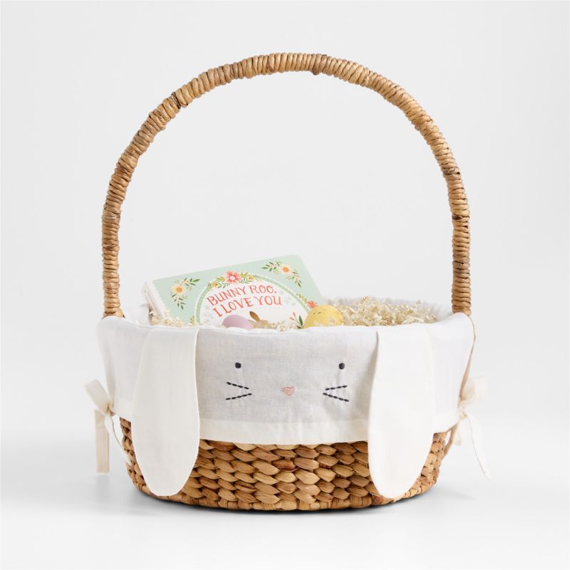 Bunny Face Alabaster Ivory Kids Easter Basket Liner added by Spoak Member
