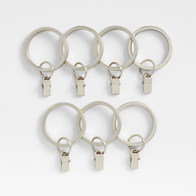 Brushed Nickel 1" Curtain Rings, Set of 7 added by Spoak Member