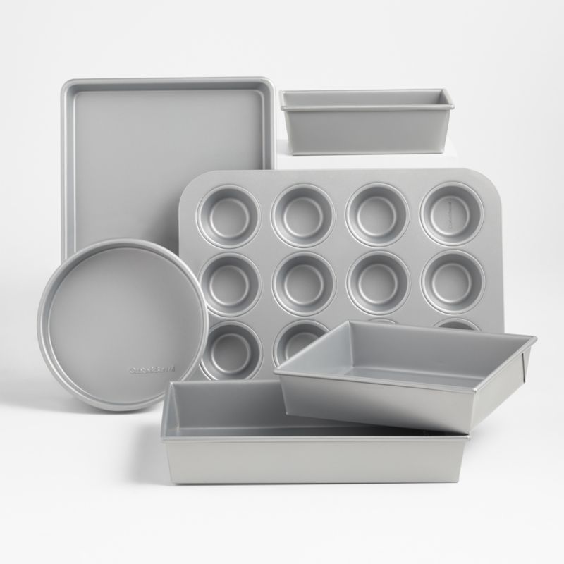 Crate & Barrel Silver Bakeware 6-Piece Set added by Spoak Member
