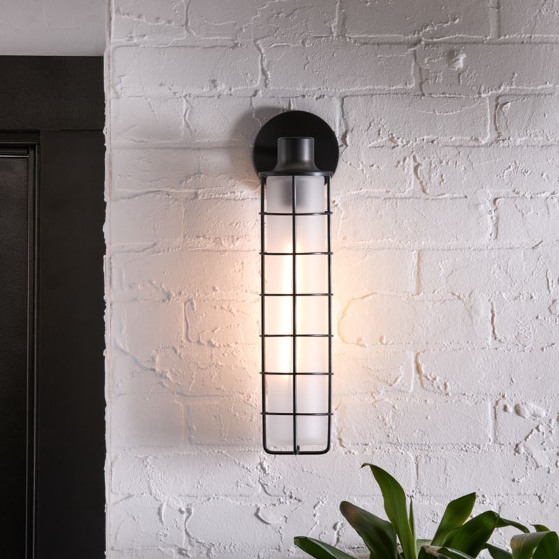 Fairfax Tall Black Metal Indoor/Outdoor Wall Sconce Light Set of 2 added by Spoak Member