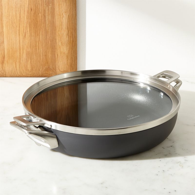 Calphalon ® Premier Space-Saving 12" MineralShield™ Non-Stick Everyday Pan with Lid added by Spoak Member