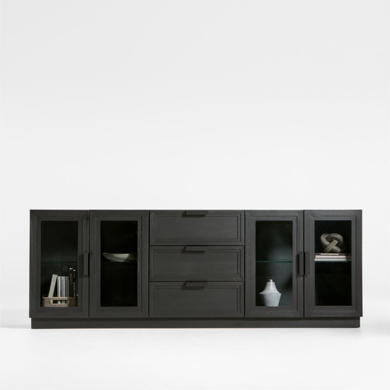 Calypso 90" Black Wood Storage Media Console added by Spoak Member