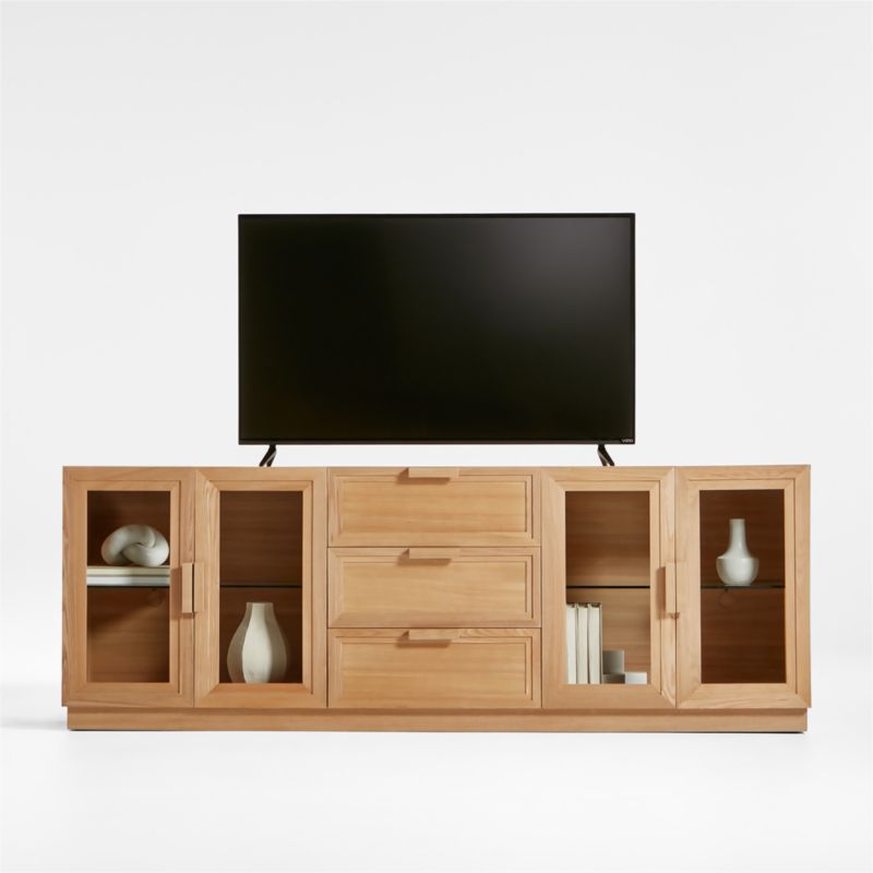 Calypso 90" Natural Wood Storage Media Console added by Spoak Member