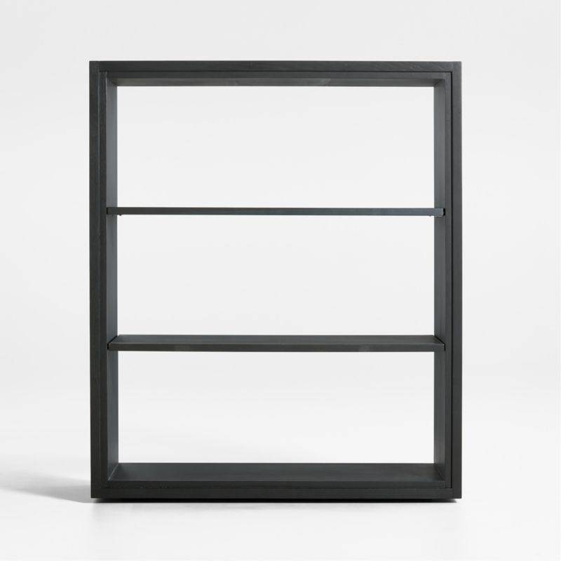 Calypso 36" Black Wood Open Modular Bookshelf Hutch added by Spoak Member
