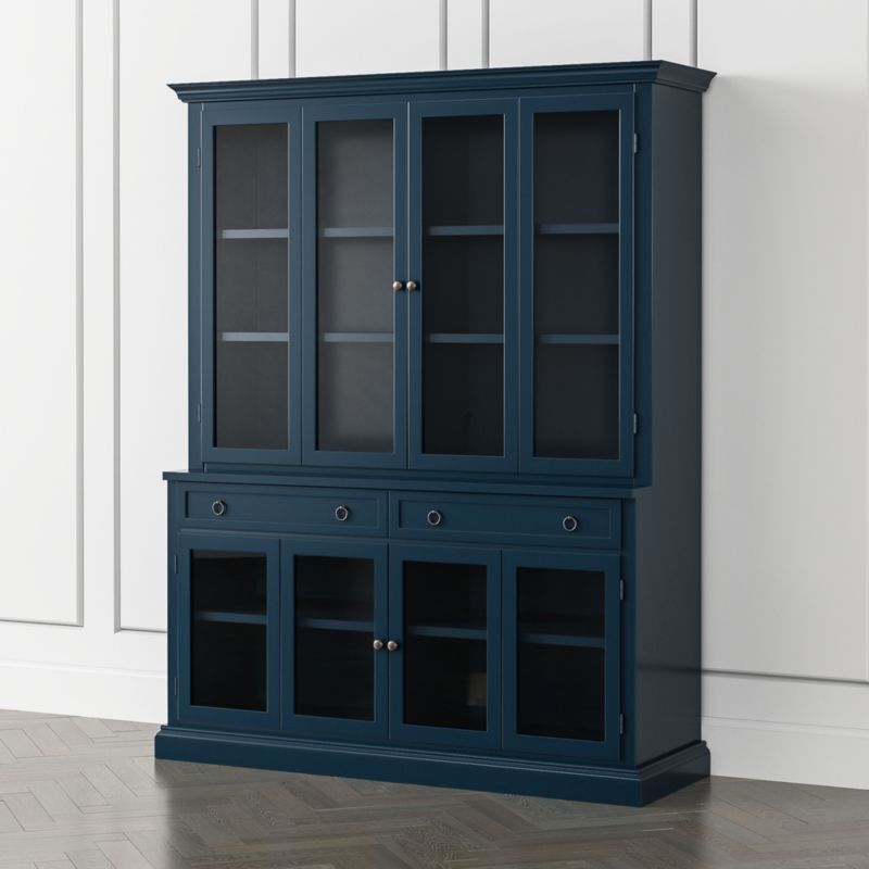 Cameo Indigo 2-Piece Entertainment Center with Glass Door added by Spoak Member