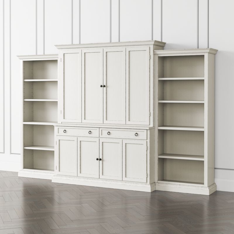 Cameo Dama 4-Piece Entertainment Center with Open Bookcases added by Spoak Member