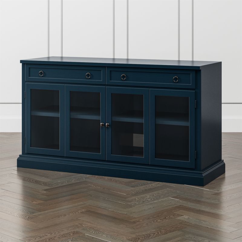 Cameo 64" Indigo Modular Storage Media Console with Glass Doors added by Spoak Member