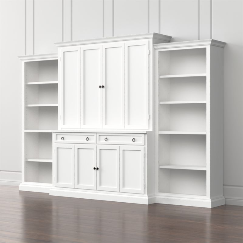 Cameo 4-Piece White Open Bookcase Entertainment Center added by Spoak Member