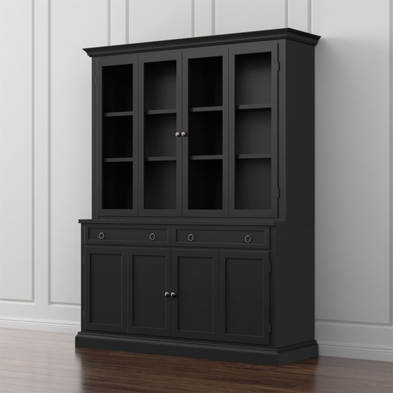 Cameo 2-Piece Bruno Black Glass Door Wall Unit added by Spoak Member