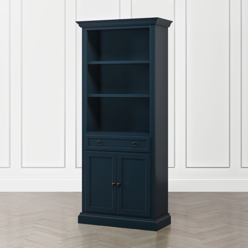 Cameo Indigo Storage Bookcase with Full Crown added by Spoak Member