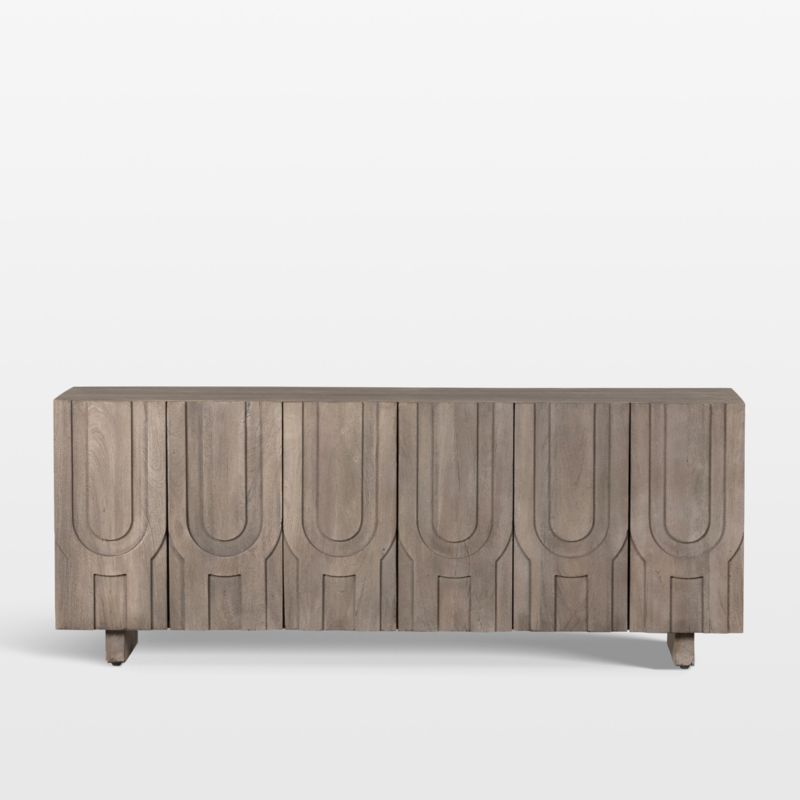 Camila 72" Aged Grey Wood Storage Media Console added by Spoak Member
