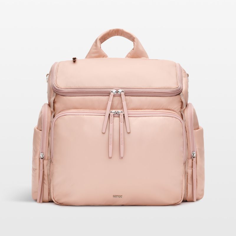 Caraa Large Blush Pink Nylon Baby Diaper Bag added by Spoak Member