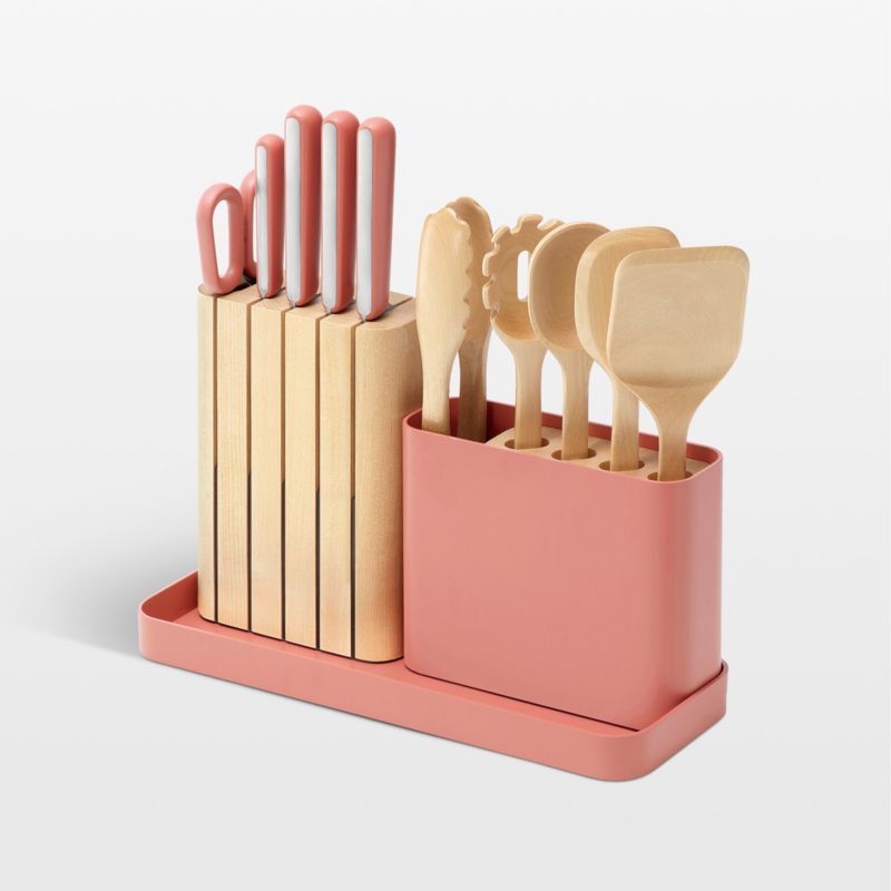 Caraway 14-Piece Perracotta Knife and Utensil Prep Set added by Spoak Member