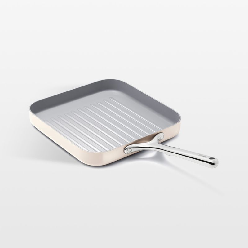 Caraway ® Cream Ceramic Non-Stick Square Grill Pan added by Spoak Member