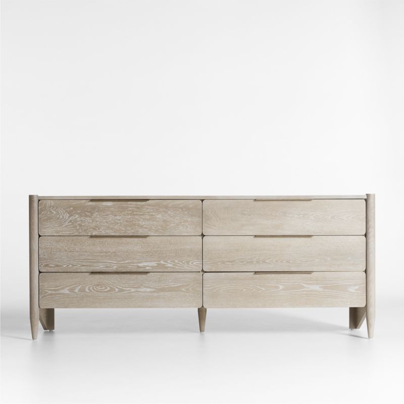 Casa 72" White Oak Wood 6-Drawer Dresser added by Spoak Member