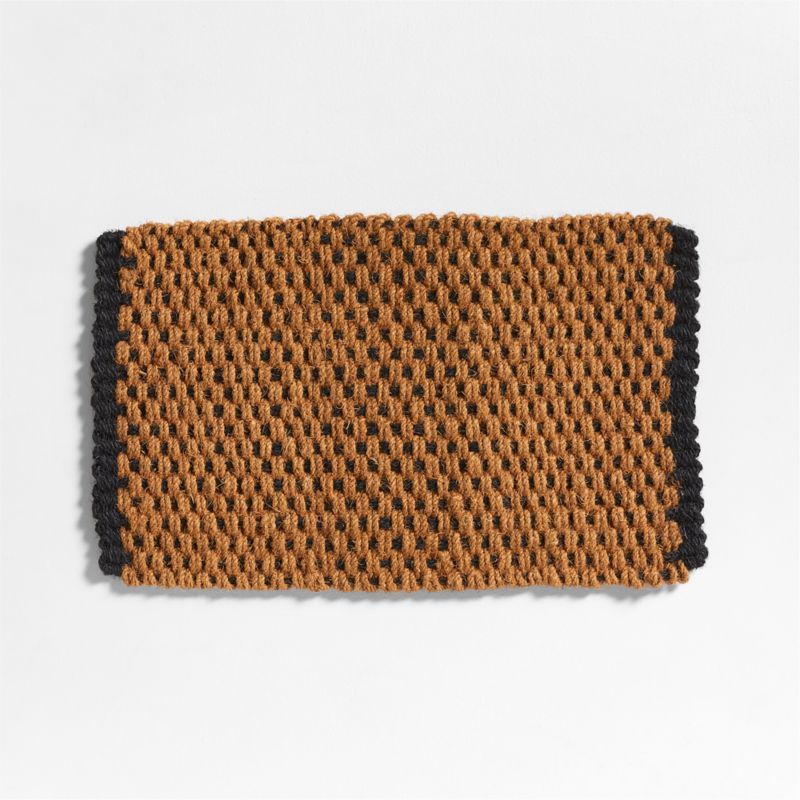 Checkered Coir Black and Natural Indoor/Outdoor Doormat 18"x30" added by Spoak Member