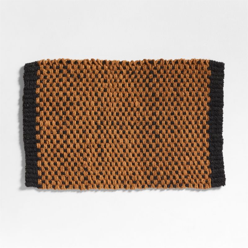 Checkered Coir Black and Natural Indoor/Outdoor Doormat 24"x36" added by Spoak Member