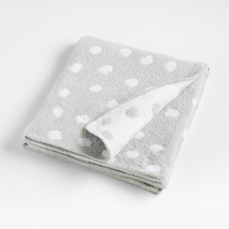 Reversible Grey Chenille Dot Baby Stroller Blanket added by Spoak Member
