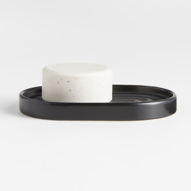 Chet Black Ceramic Soap Dish/Sponge Holder added by Spoak Member