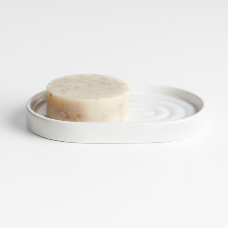 Chet White Ceramic Soap Dish/Sponge Holder added by Spoak Member