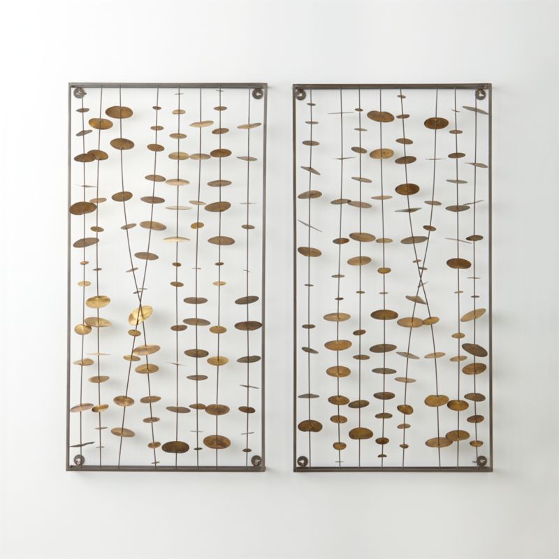 'Chimes' Metal Wall Art Sculptures, Set of 2 added by Spoak Member