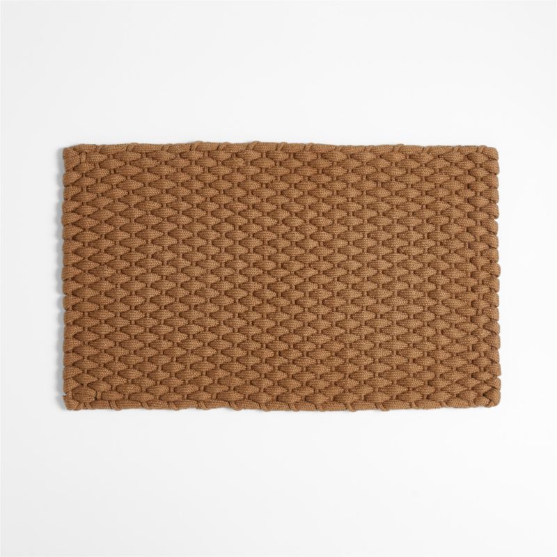 Chunky Woven Brulee Brown Indoor/Outdoor Doormat 18"x30" added by Spoak Member