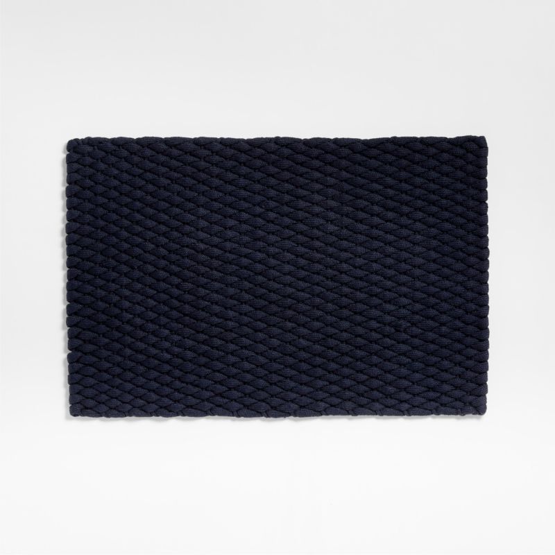 Chunky Weave Performance Navy Blue Indoor/Outdoor Doormat 24"x36"' added by Spoak Member