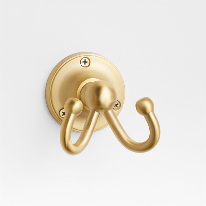 Classic Round Brushed Brass Bathroom Towel Hook added by Spoak Member