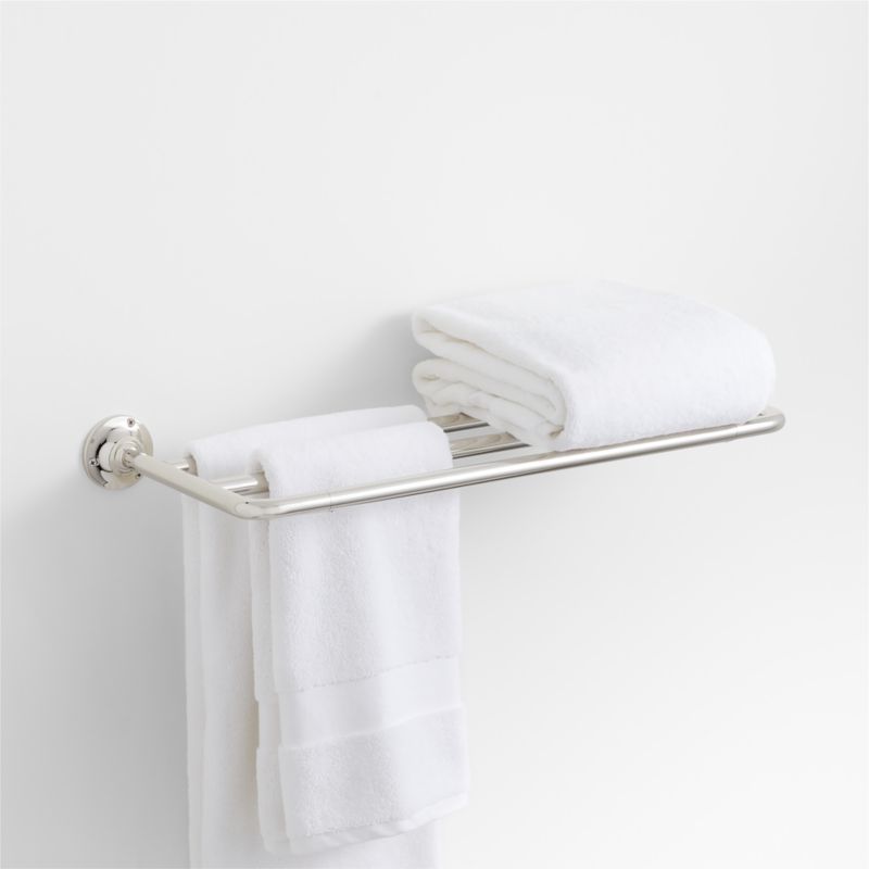 Classic Round Polished Chrome Wall-Mounted Bathroom Towel Rack added by Spoak Member