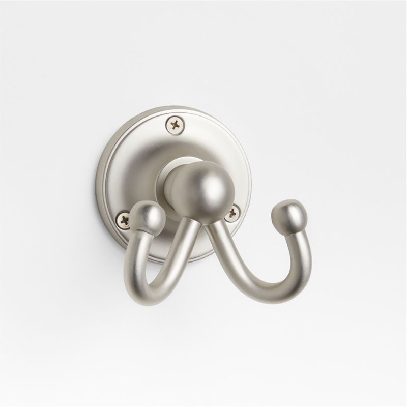 Classic Round Brushed Nickel Bathroom Towel Hook added by Spoak Member