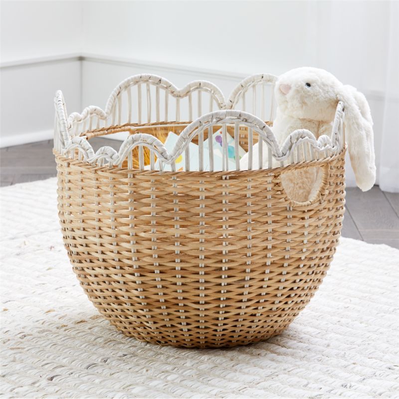 Wicker Cloud Floor Storage Basket added by Spoak Member
