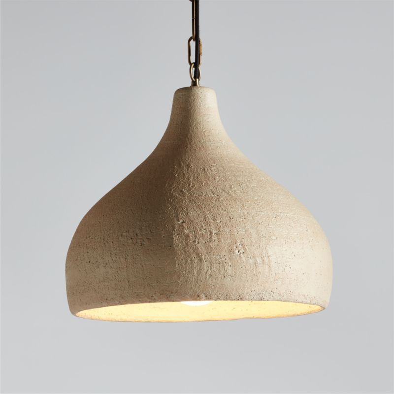 Corfu Large Cream Ceramic Pendant Light added by Spoak Member