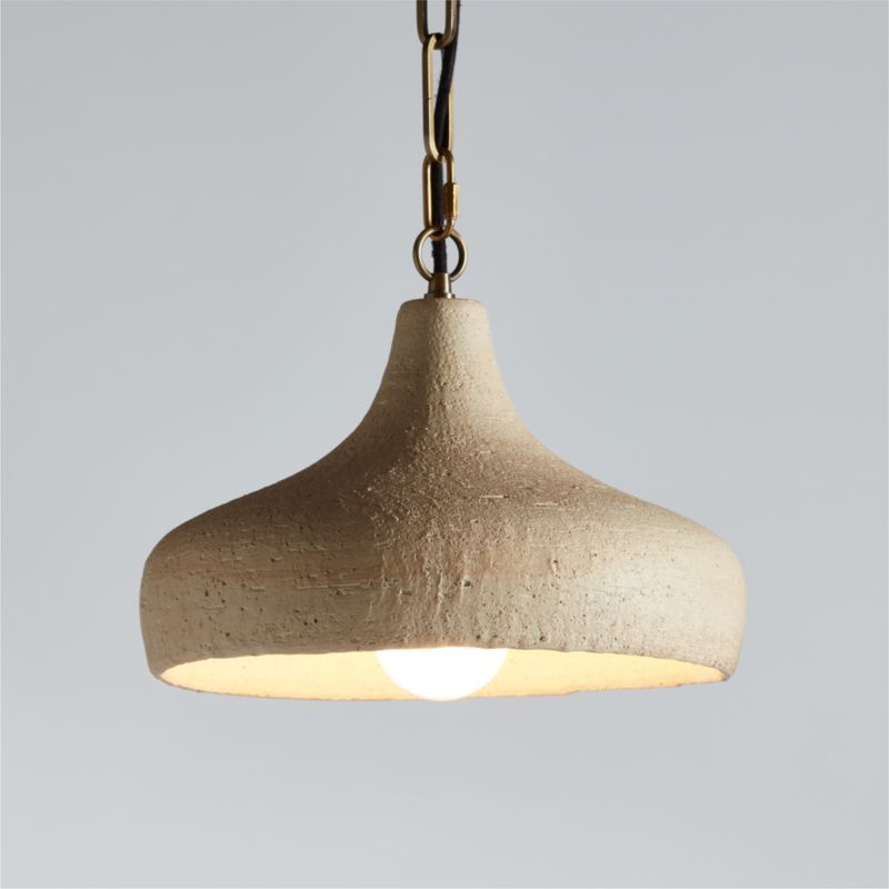 Corfu Small Cream Ceramic Pendant Light added by Spoak Member