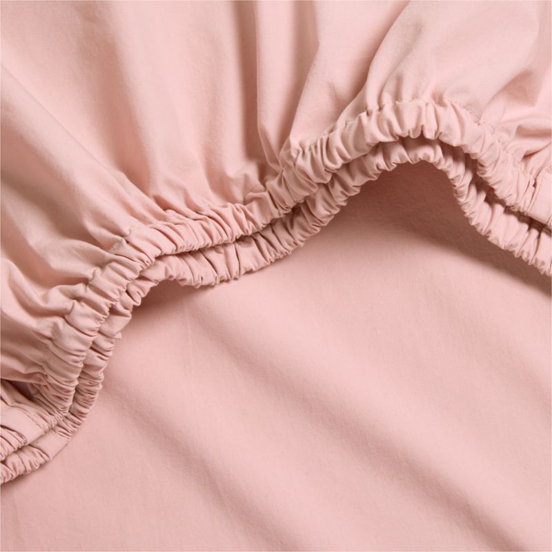 Cozy Cloud Orchid Rose Organic Cotton Baby Crib Fitted Sheet added by Spoak Member