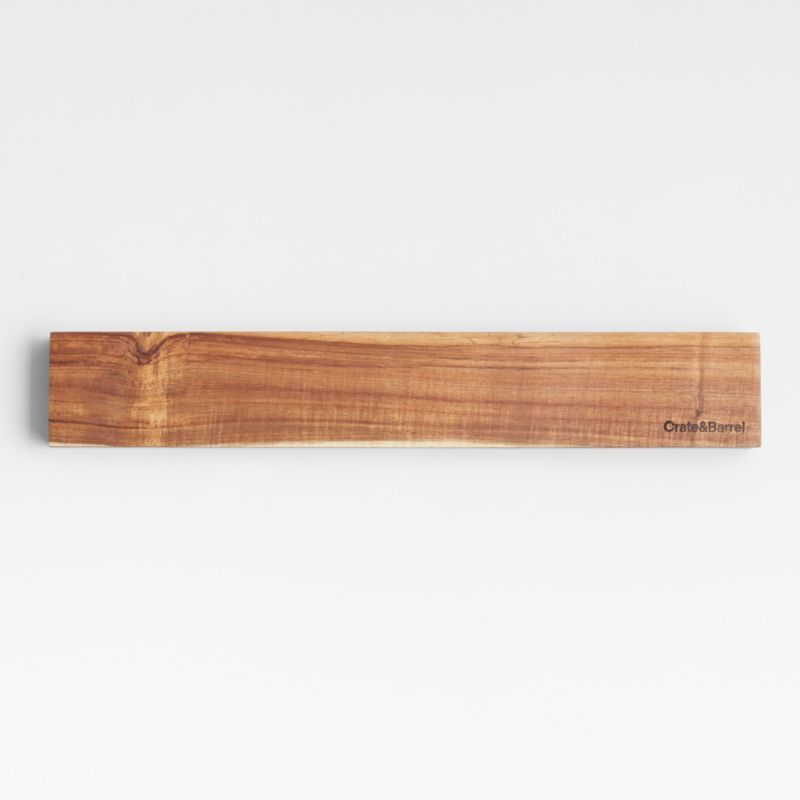 Crate & Barrel Wooden Magnetic Knife Holder Bar added by Spoak Member