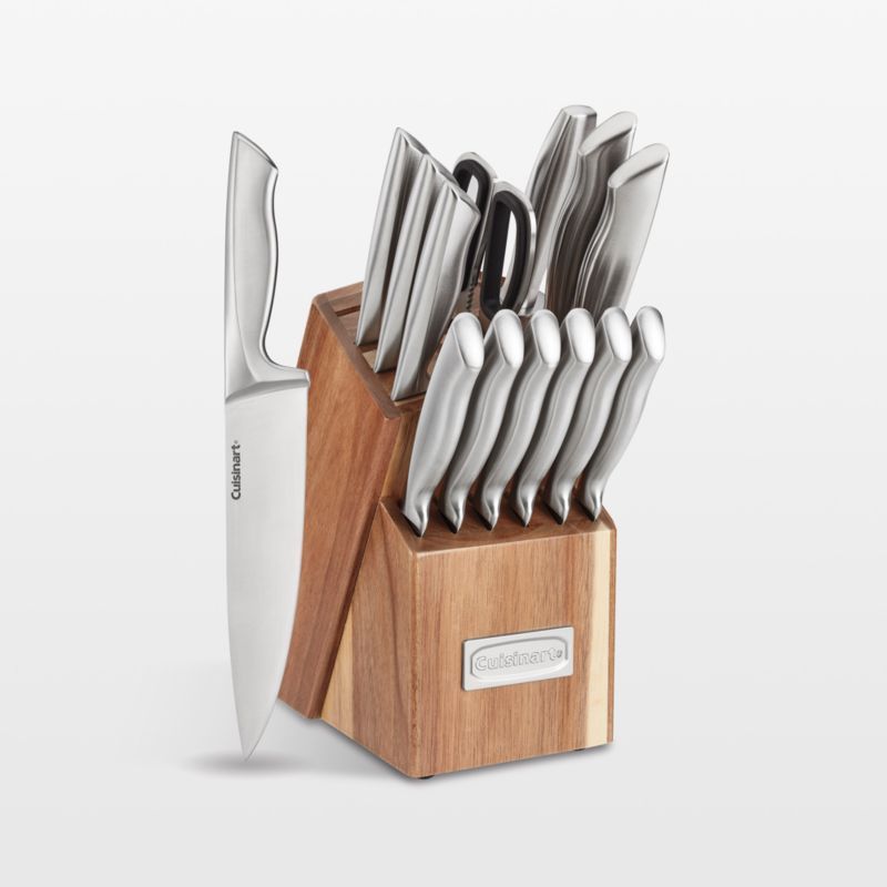 Cuisinart ® 15-Piece Stainless Steel Hollow-Handle Cutlery Block Set with Acacia Block added by Spoak Member