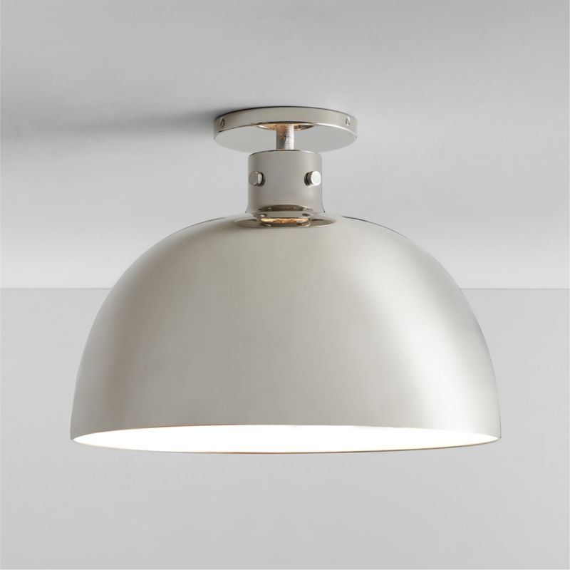 Dakota Chrome Flush Mount Light with Large Chrome Dome added by Spoak Member