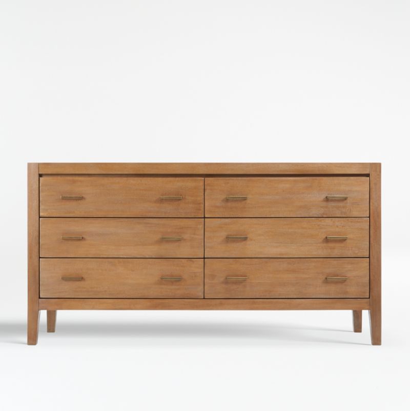 Dawson 60" Light Brown Wood 6-Drawer Dresser added by Spoak Member