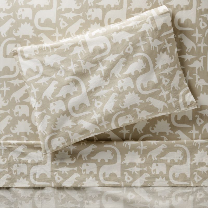 Stay Cool Dino Tower Organic Cotton Toddler Sheet Set added by Spoak Member