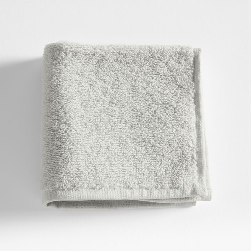 Dorm Turkish Organic Cotton Light Grey Washcloth added by Spoak Member